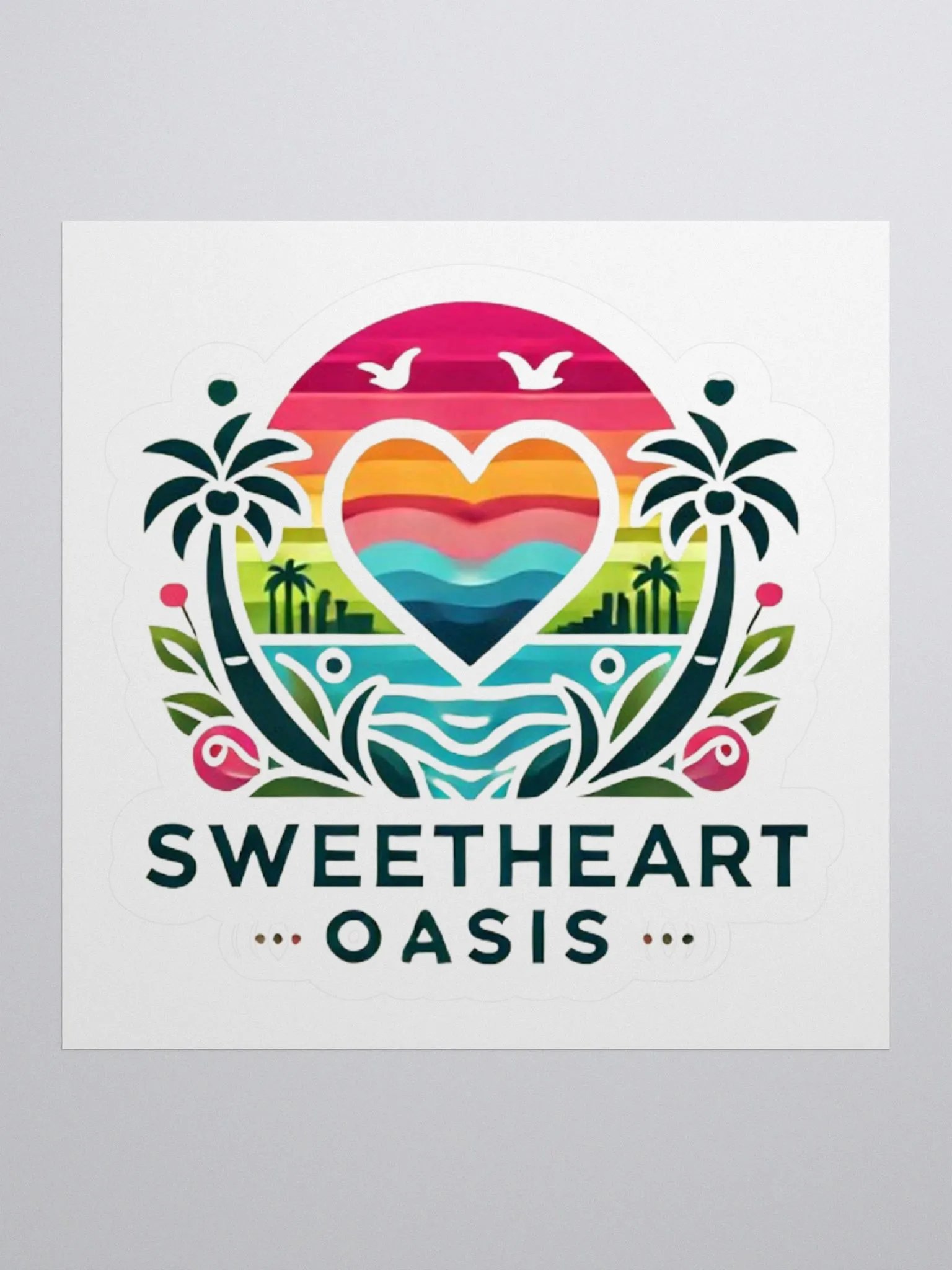 Sunset Sweetheart Oasis Sticker Set product image (1)