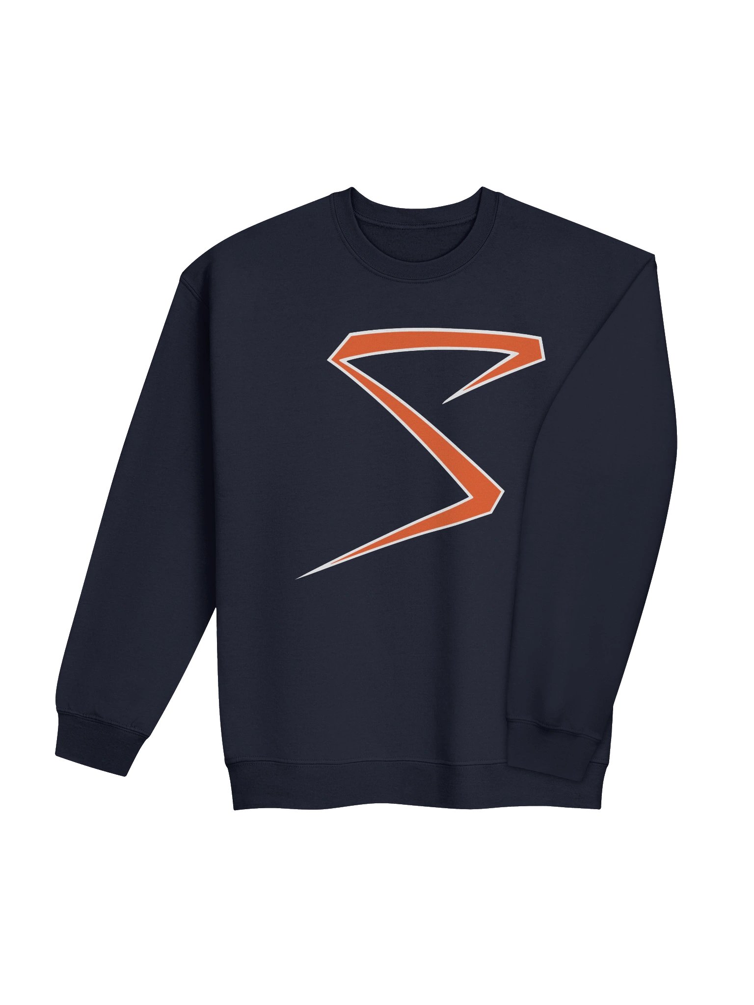 Midwest Sluggers S-Logo Navy Unisex Crewneck Sweatshirt product image (5)