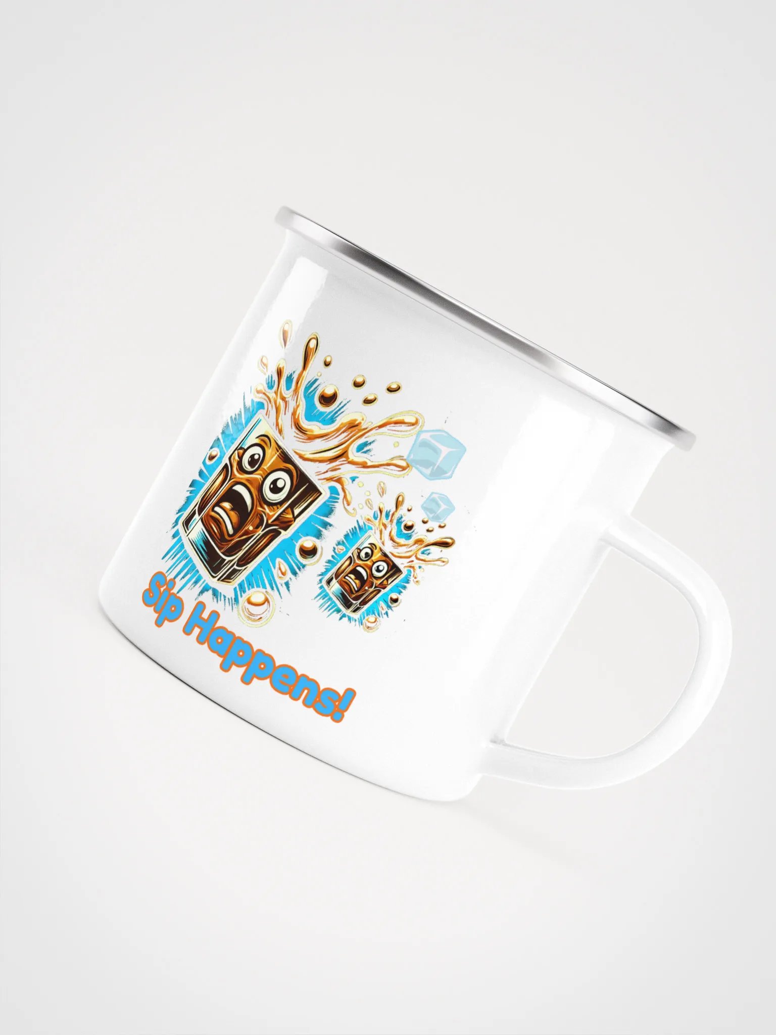 Cellar 8T Whisky - Sip Happens - Enamel Mug product image (5)
