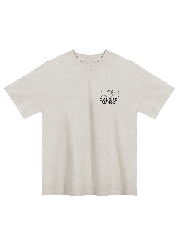 Creepy Mango Back Print in Black - Boxy Tshirt product image (1)