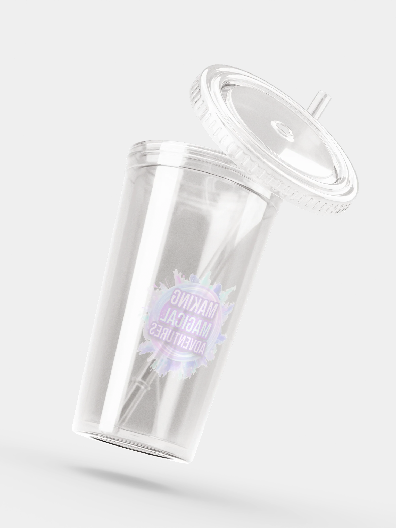 Making Magical Adventures 16 oz Double Wall Clear Tumbler product image (5)