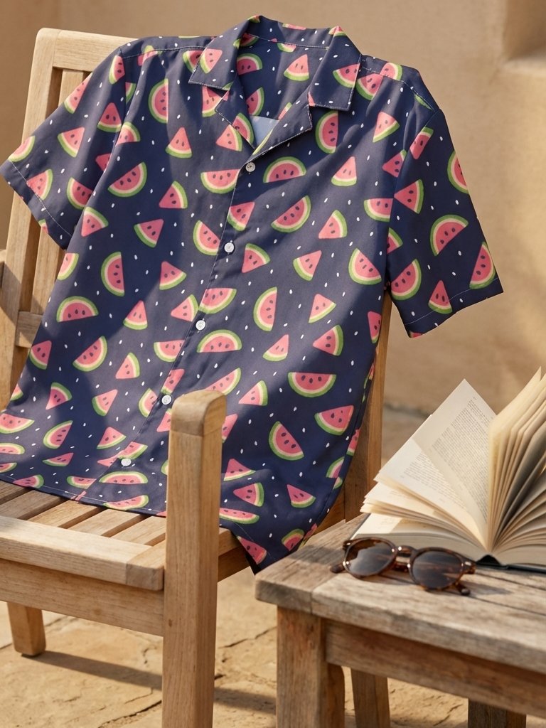 Watermelon Slice Hawaiian Shirt product image (2)