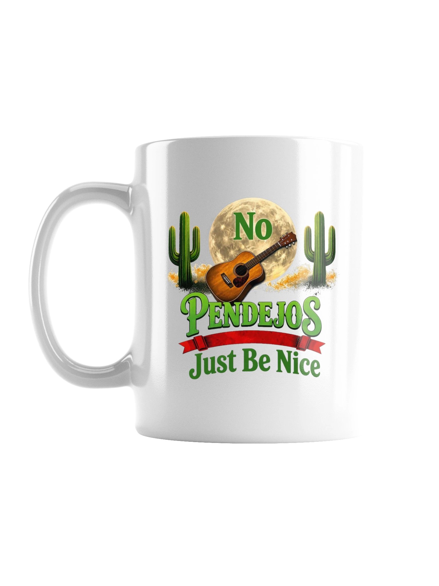 No Pendejos White Glossy Mug product image (1)