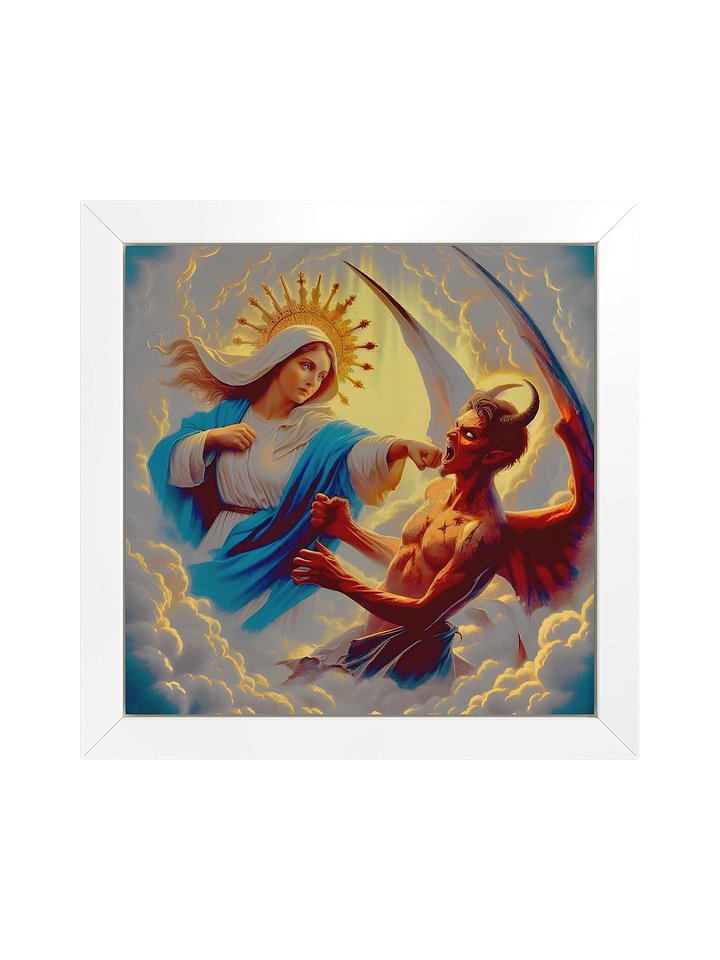 Hail Mary Full of Grace, Punch the Devil in the Face, Wall Art product image (1)