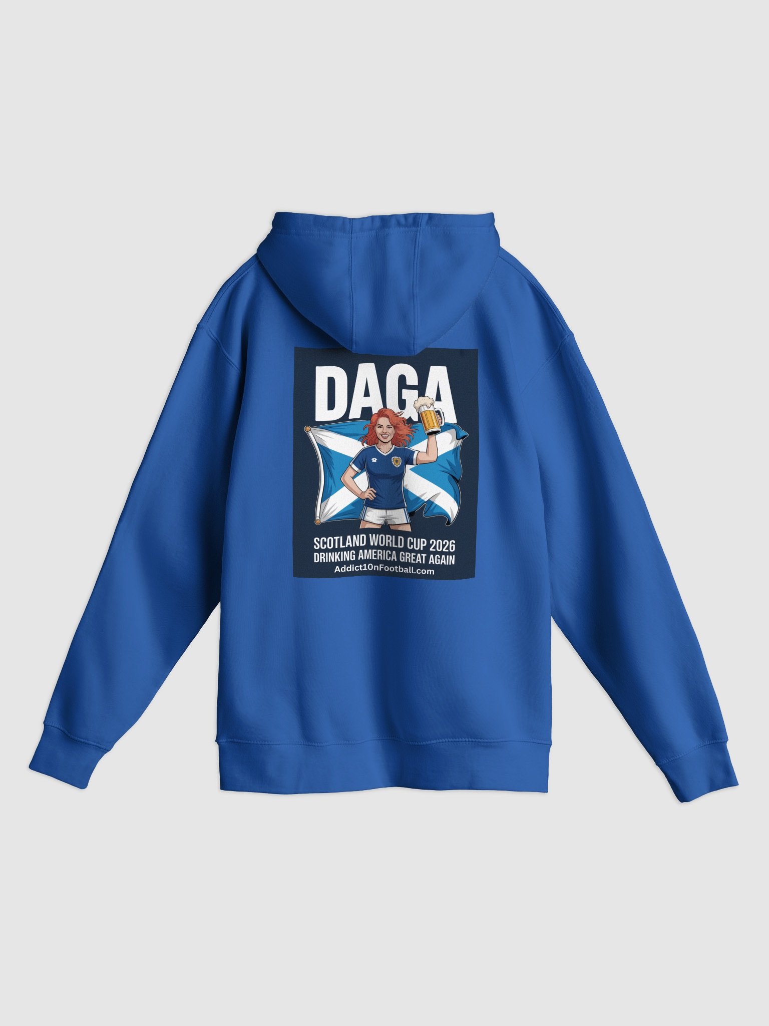 SCOTLAND 2026 – BLUE HOODIE - DRINK AMERICA GREAT AGAIN product image (2)