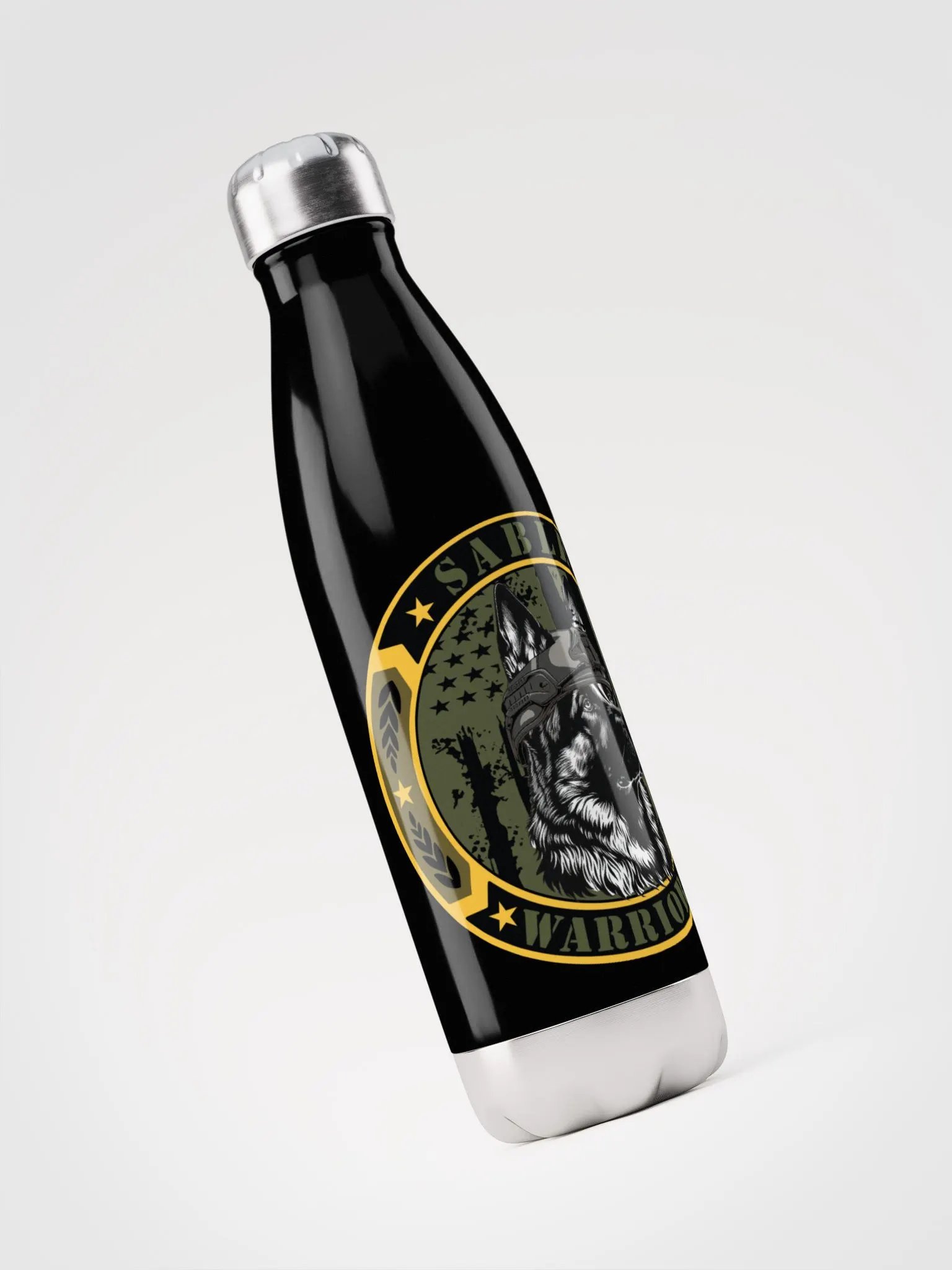 Sable Warriors Veteran Service Dog Water Bottle: Helps Pair Veterans With A Service Dog product image (3)