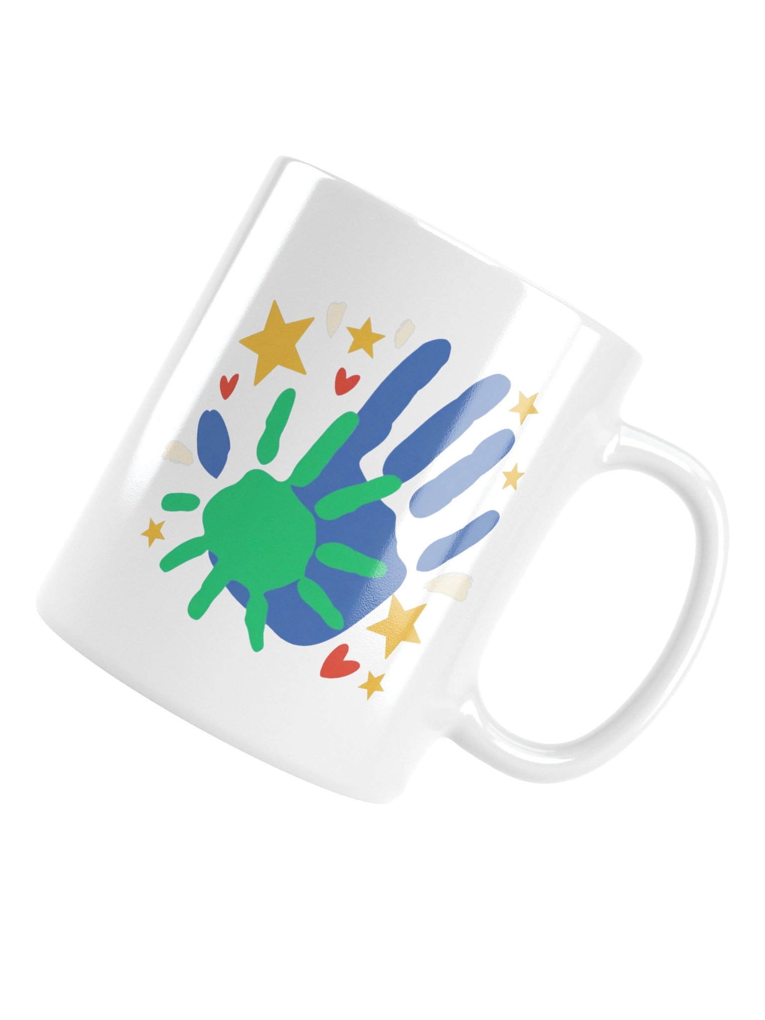 Dad and Me Heart Handprint Coffee Mug product image (17)