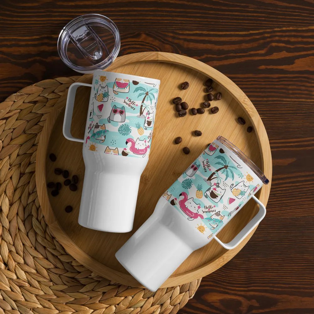 Hello Summer 20oz Stainless Steel Tumbler product image (4)