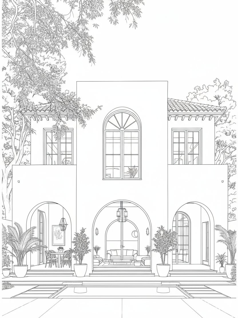 Arabic House coloring book product image (4)