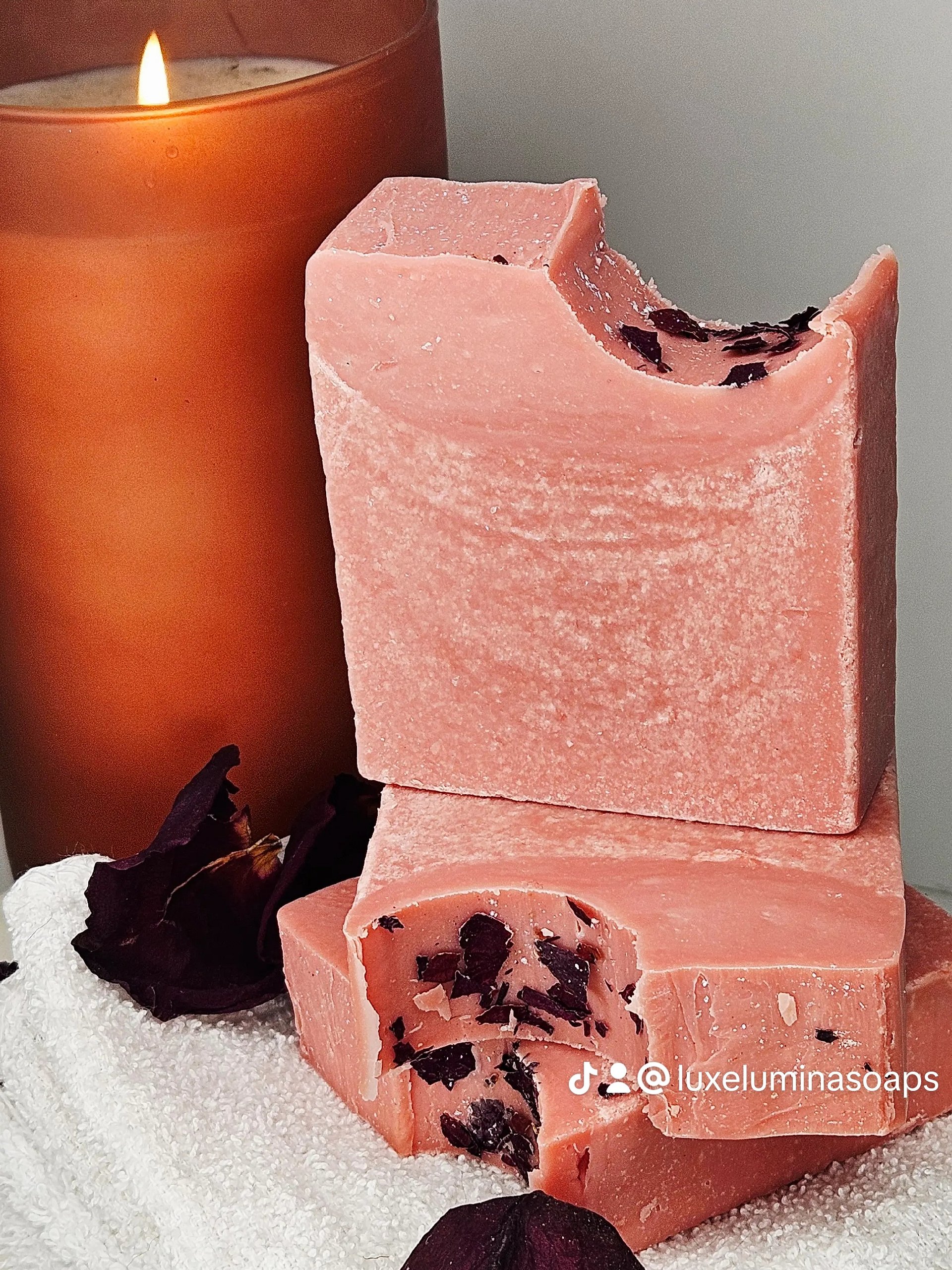 Fresh Cut Rose Soap - Gentle Handmade Cold Process Soap product image (3)