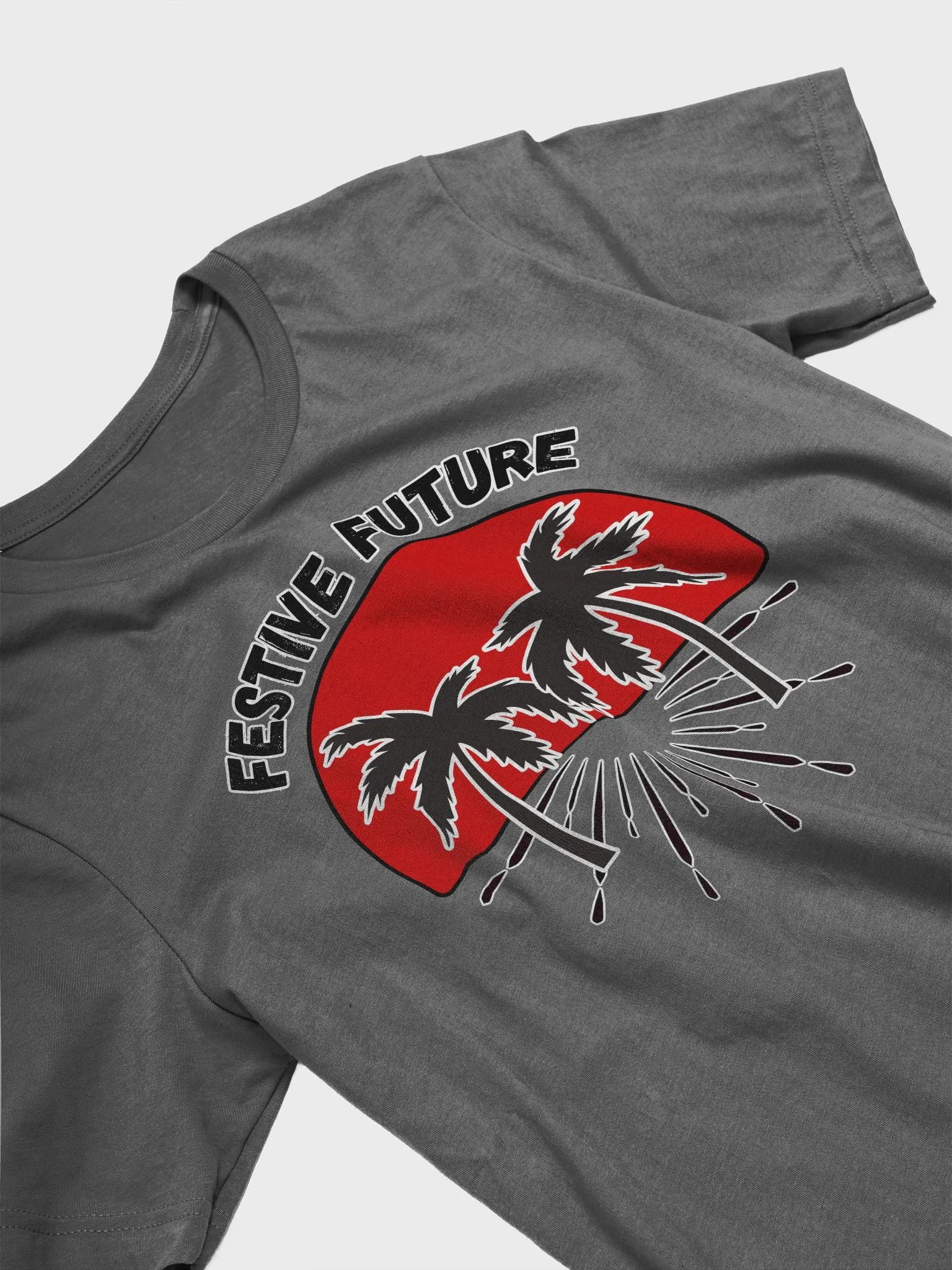 Festive Future - Sunset Beach Scene T-shirt product image (54)