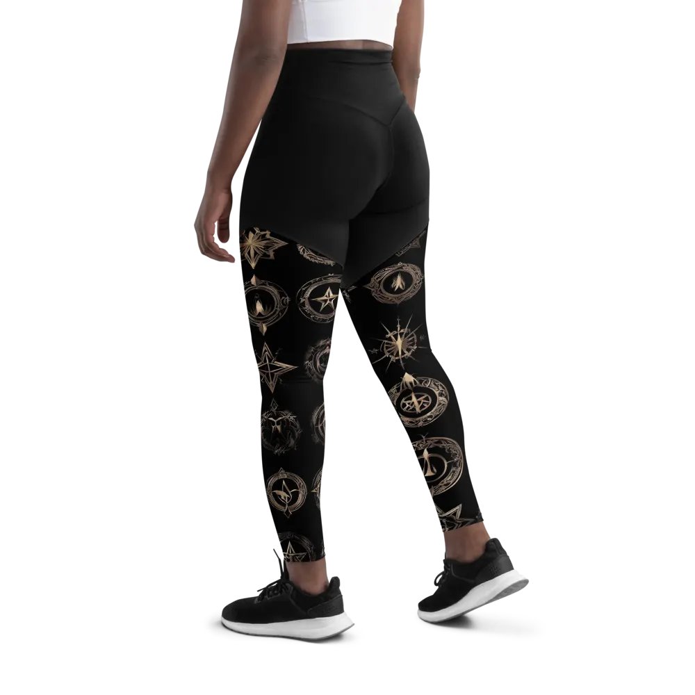 Symbology Black Top Leggings with Pocket product image (5)