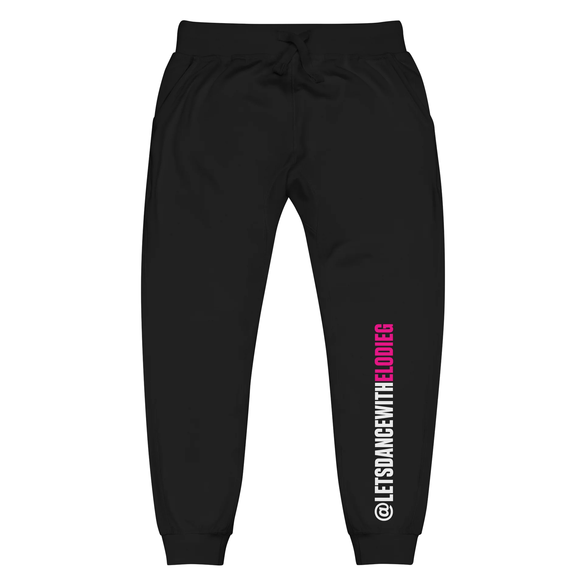 Magenta Collage Fleece Joggers product image (3)