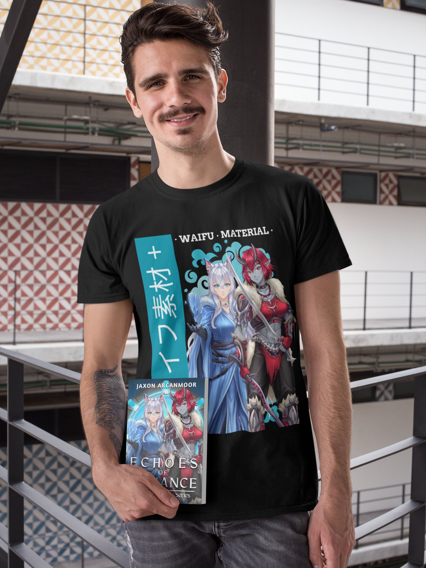 Legacy of Defiance Waifu Material T-Shirt product image (1)