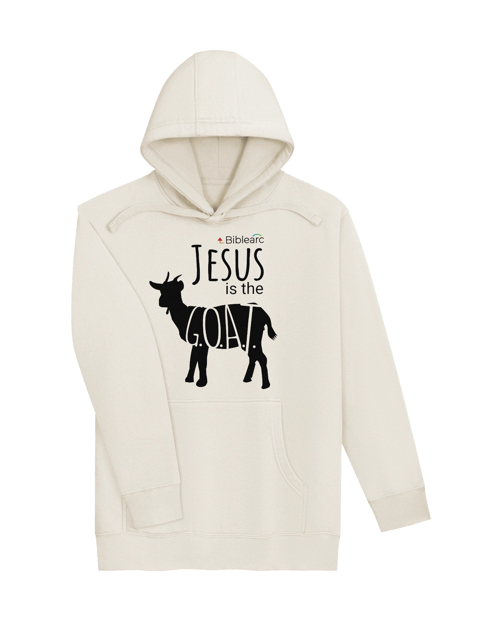 Jesus is the G.O.A.T. Hoodie (Light Colors) product image (15)