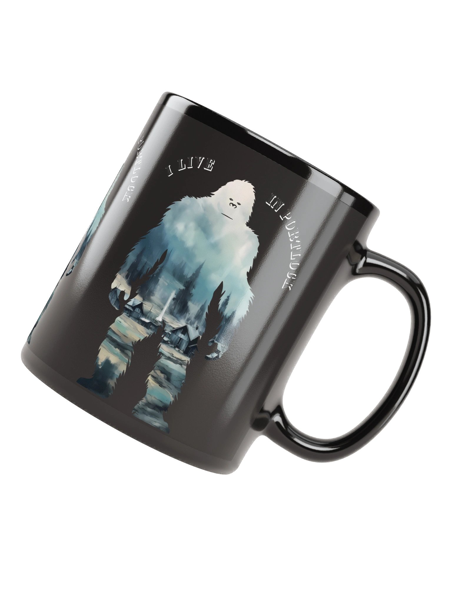 Bigfoot Lover's Scenic Silhouette Mug product image (8)