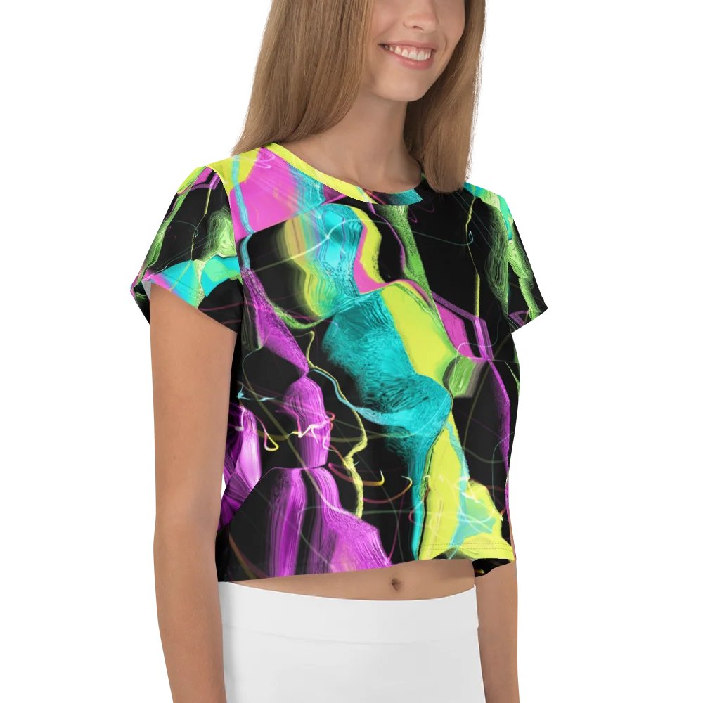 Neon Vibes Crop Tee product image (4)