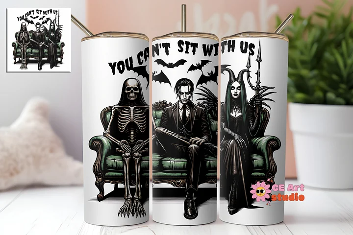 Funny Halloween Tumbler Wrap PNG product image (1)