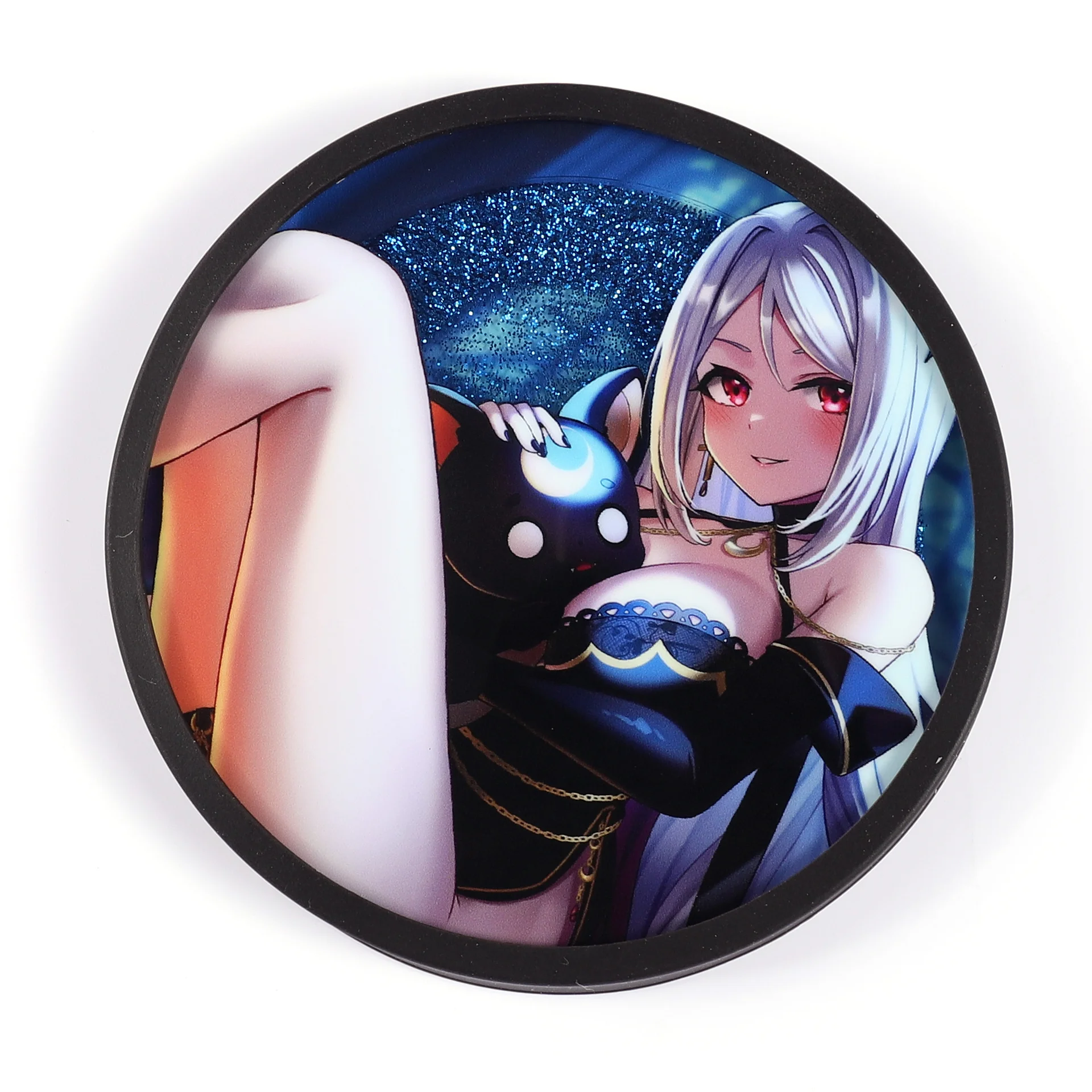 Vampeaches Birthday Glitter Coaster product image (1)
