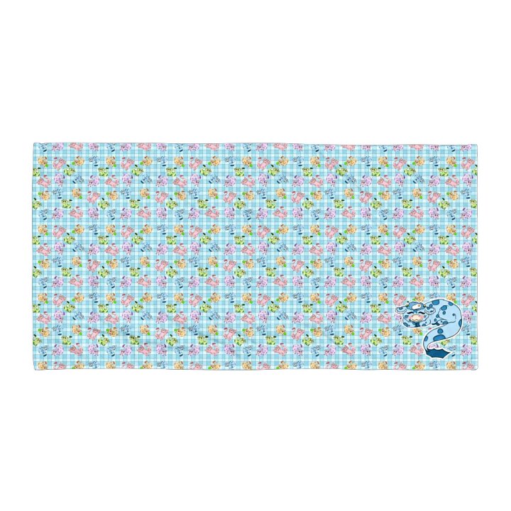 Blue "Buds Everywhere!" Towel product image (1)