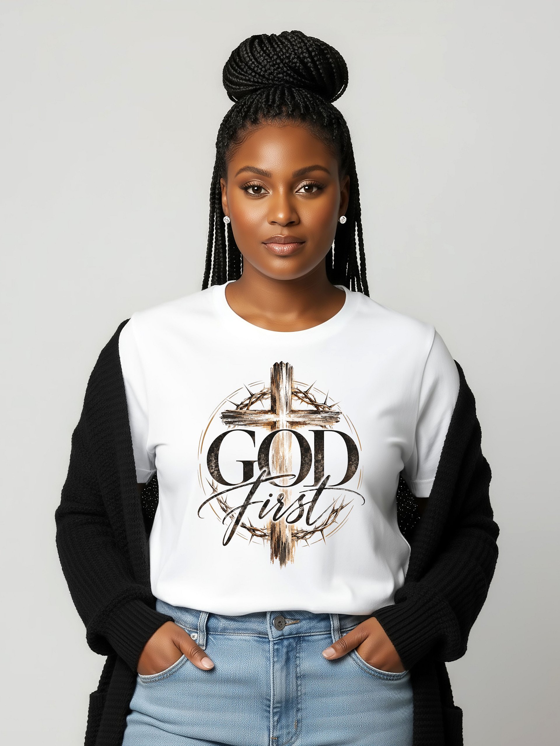God First Classic White Tee product image (1)