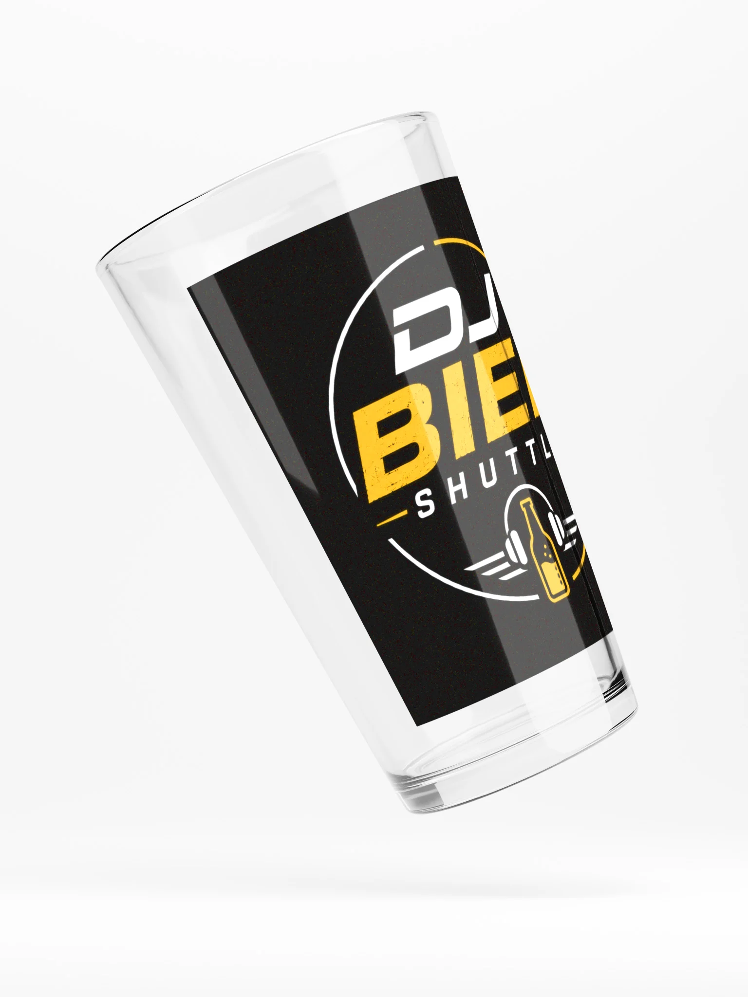 DJ Beer Shuttle beer glass "logo" product image (4)