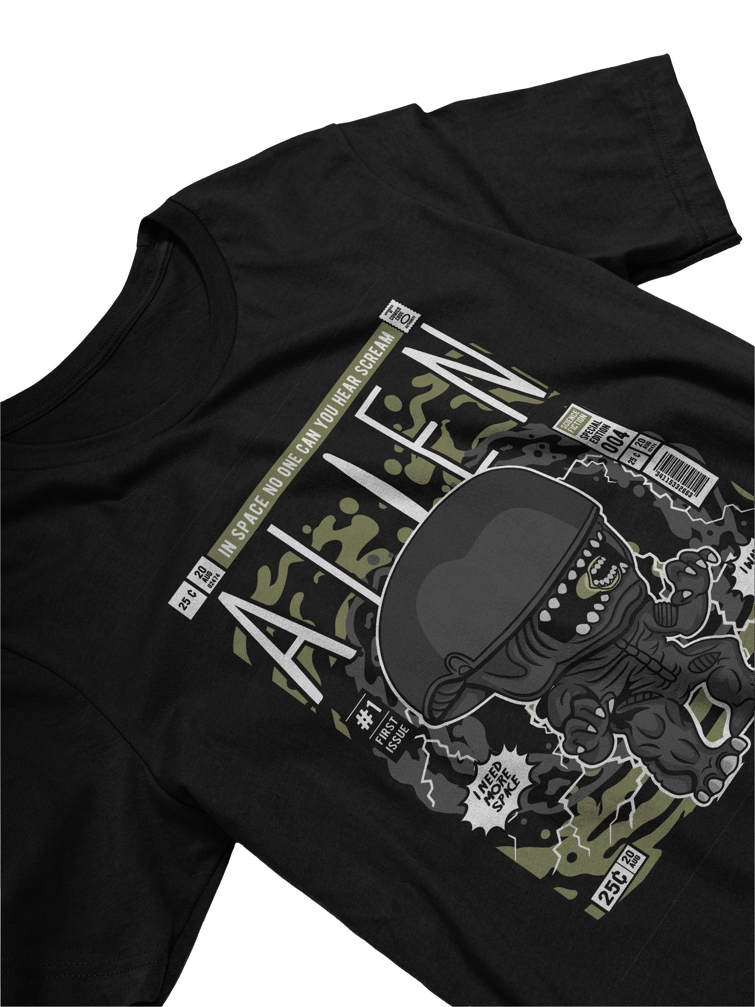 Galactic Menace Alien T-Shirt product image (3)
