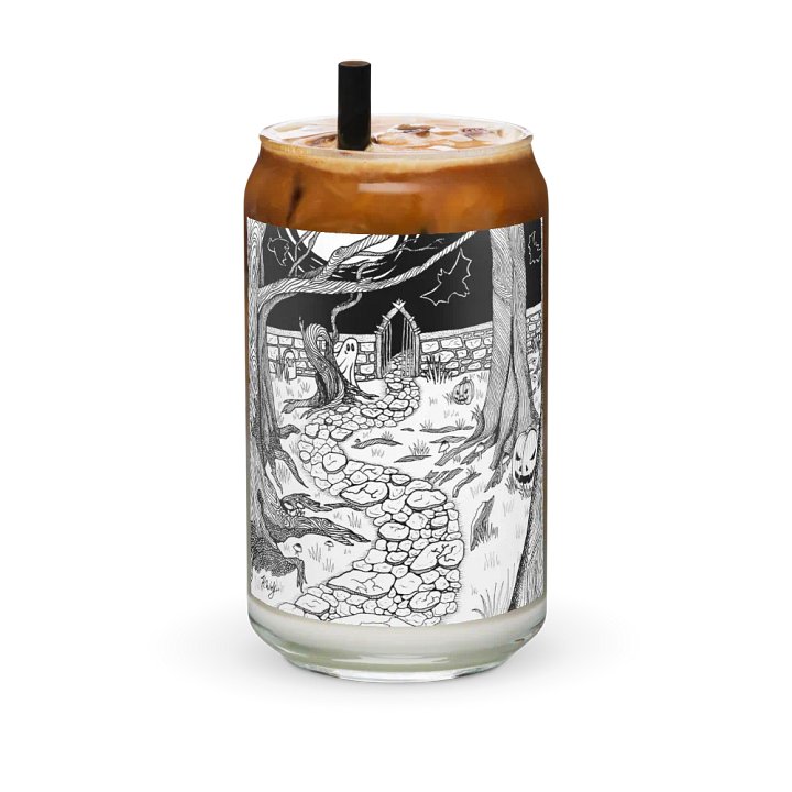 Ghost Gateway can-shaped glass product image (2)