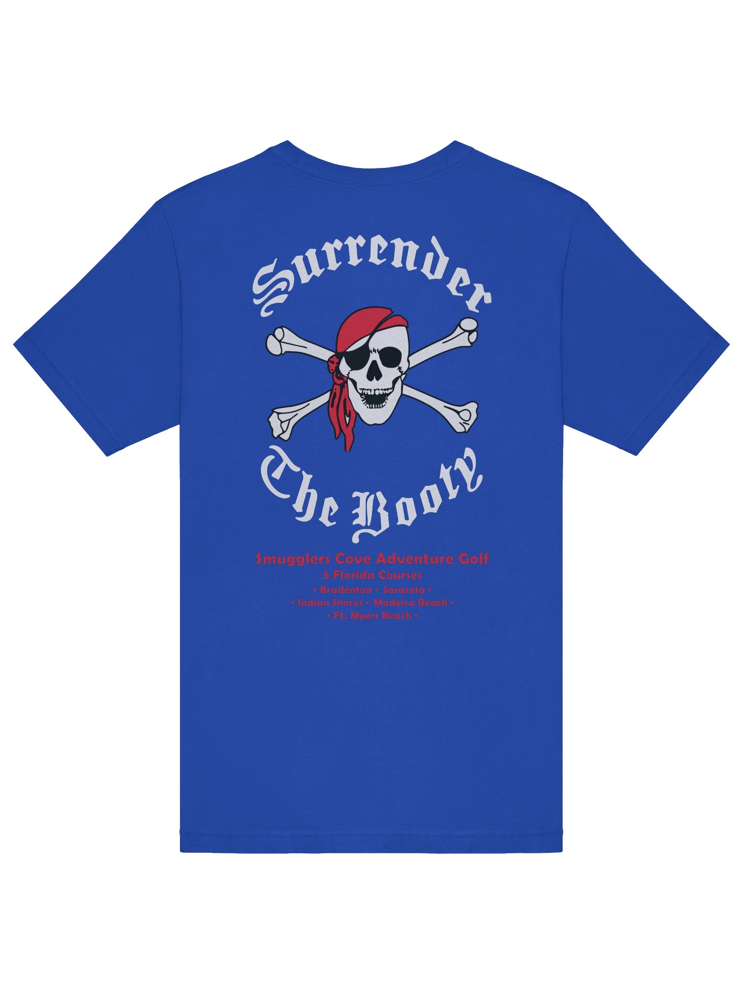 "Surrender the Booty" Cotton Tee - Back Graphic product image (42)