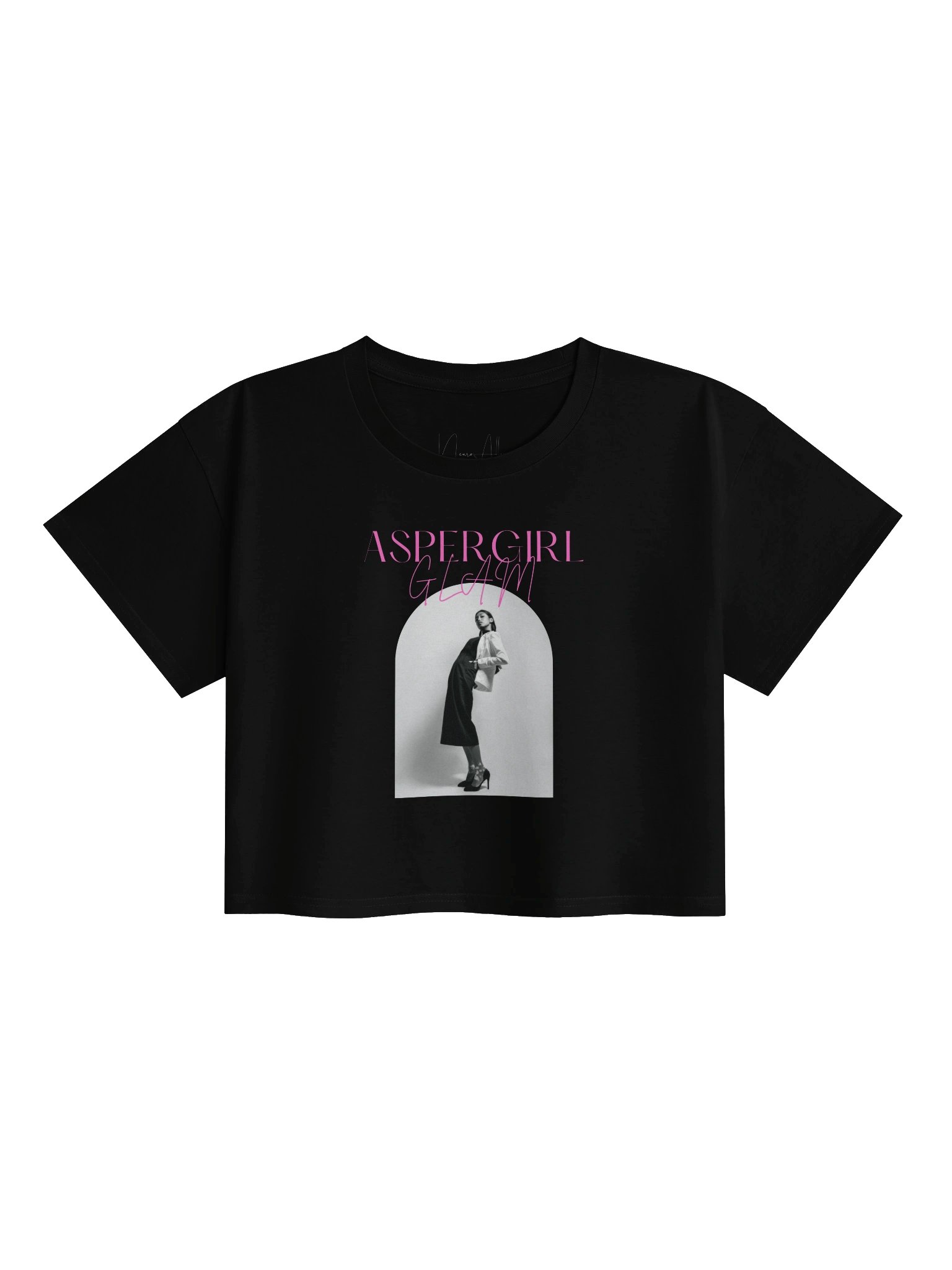 AsperGirl Glam Crop Black product image (1)