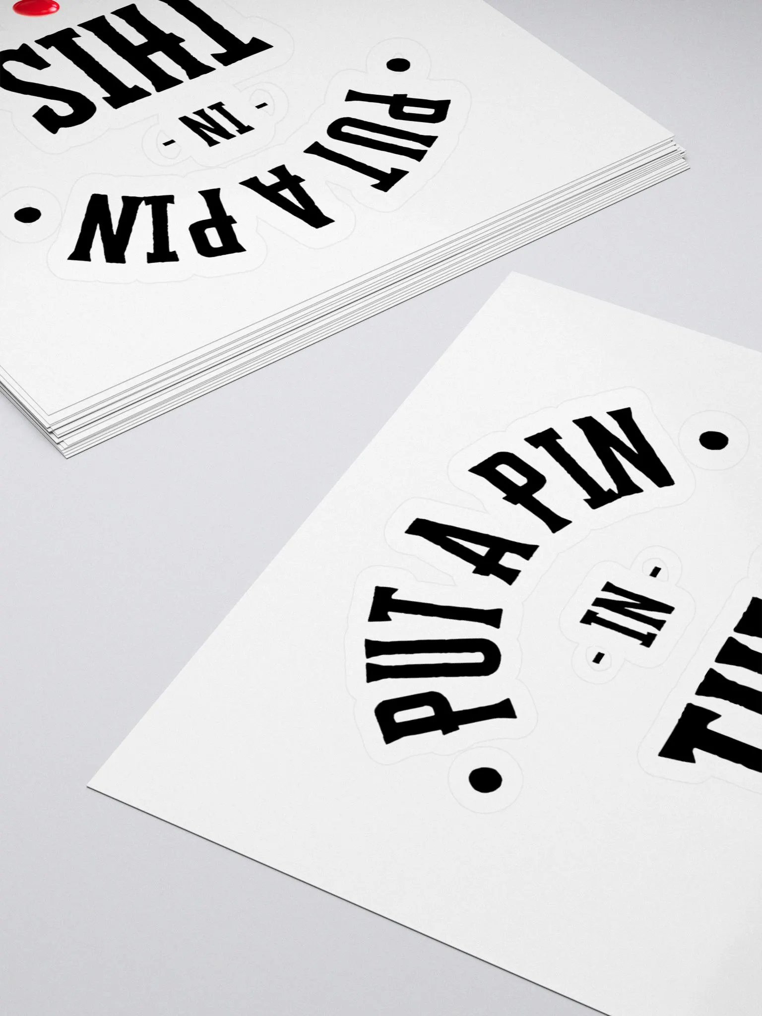 Put A Pin In This Low Pin Sticker product image (4)