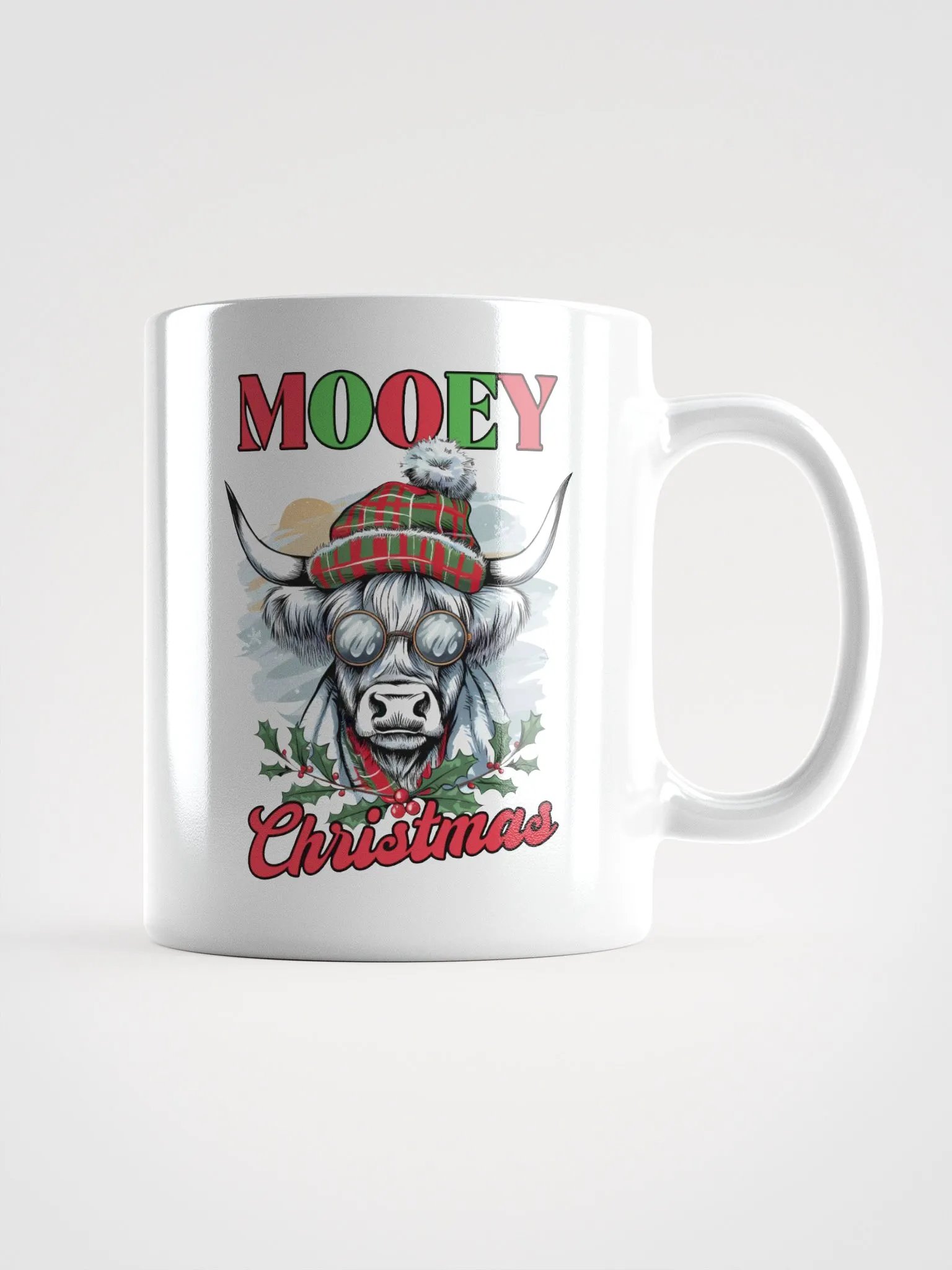 Mooey Christmas White Glossy Mug product image (1)