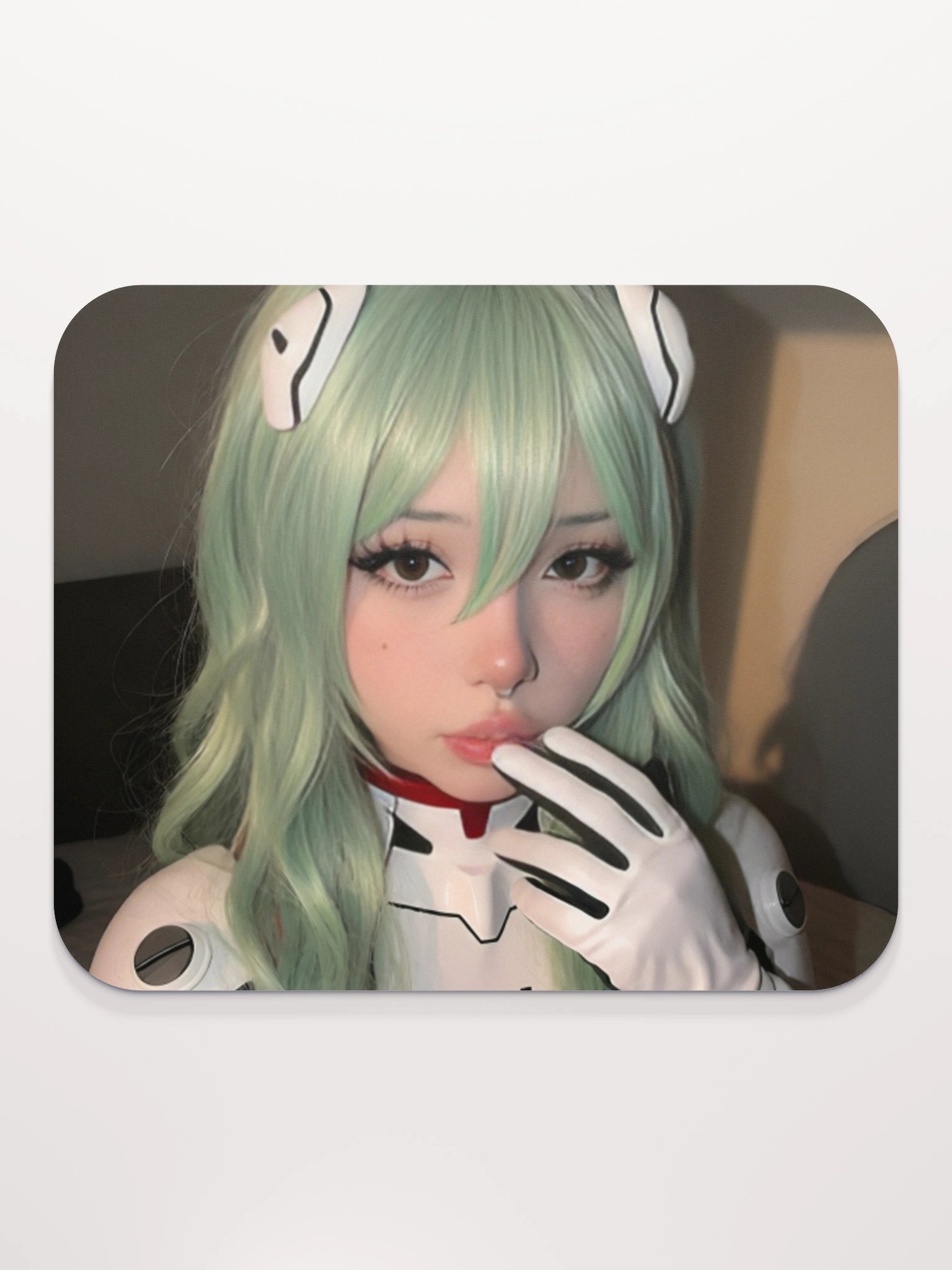 Cosplay Corner – Waifufaee as Rei Ayanami from Neon Genesis Evangelion Mouse Pad product image (2)