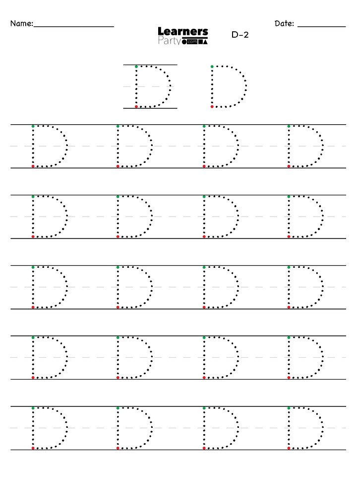 D/d - New Digital Product Progressive Letter Builder product image (1)