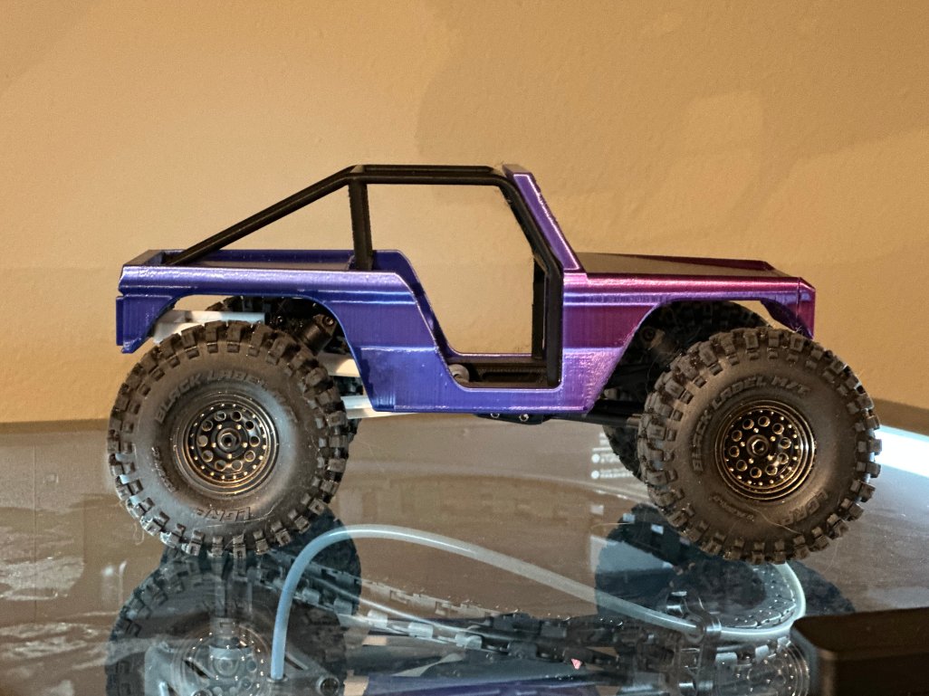 FORD BRONCO PINCHED BODY 2.0 SCX24 RC CRAWLER product image (3)