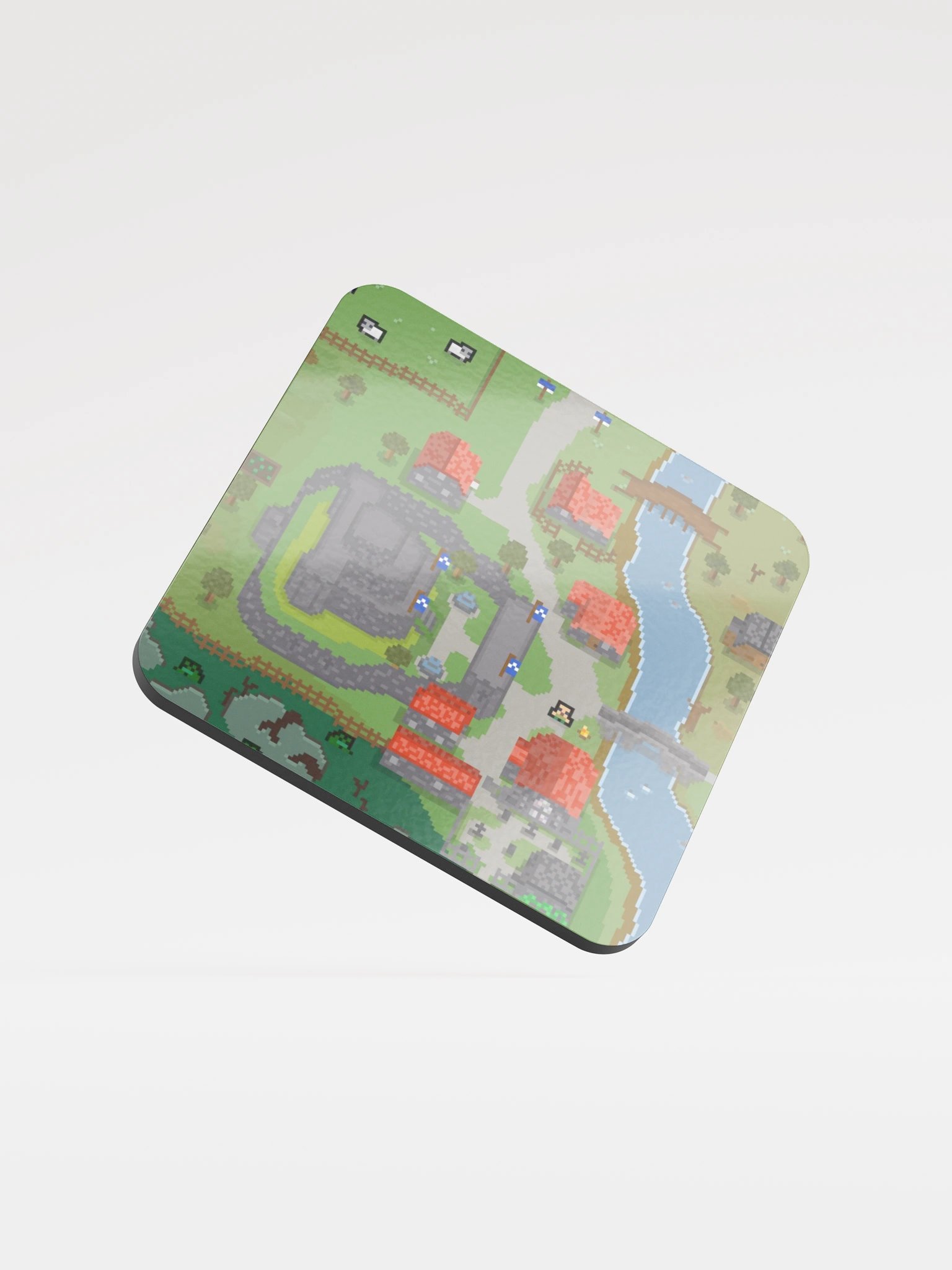 Pixel Lumbridge Coaster product image (1)