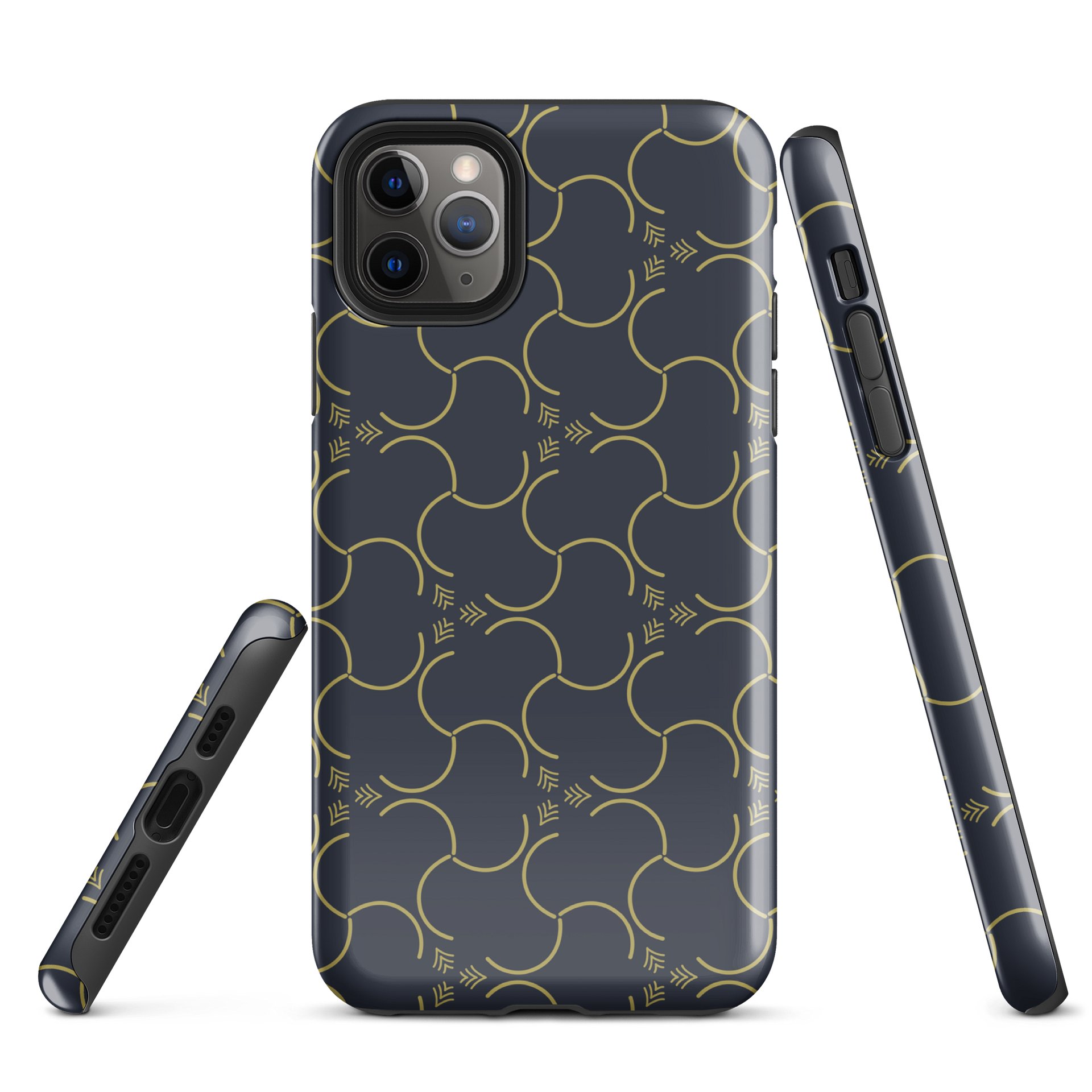 Fractal Fever 3 iPhone 17 Tough Case - Shockproof Dual-Layer Geometric Protective Cover product image (1)