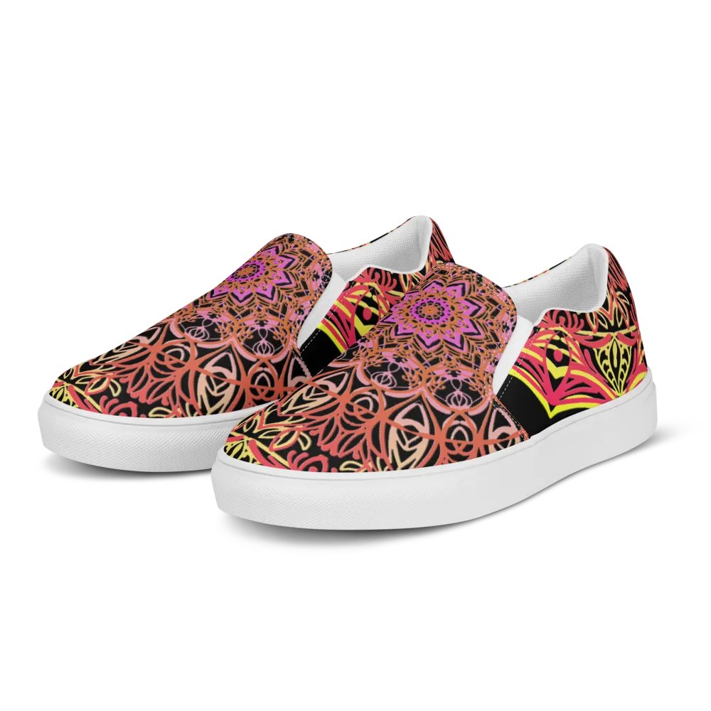 Radiant Mandala Slip-On Shoes product image (2)