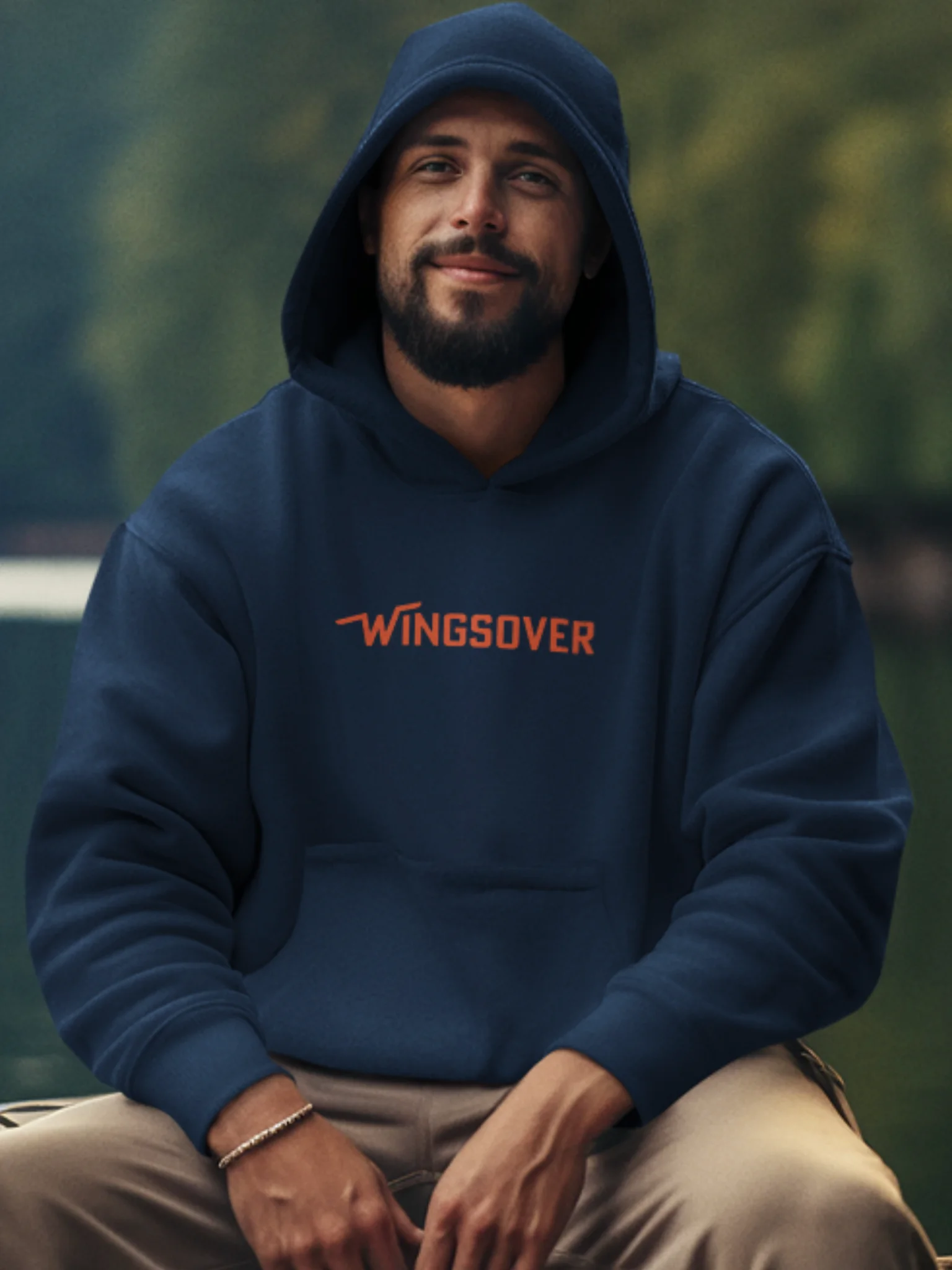 Classic Hoodie - Navy product image (2)