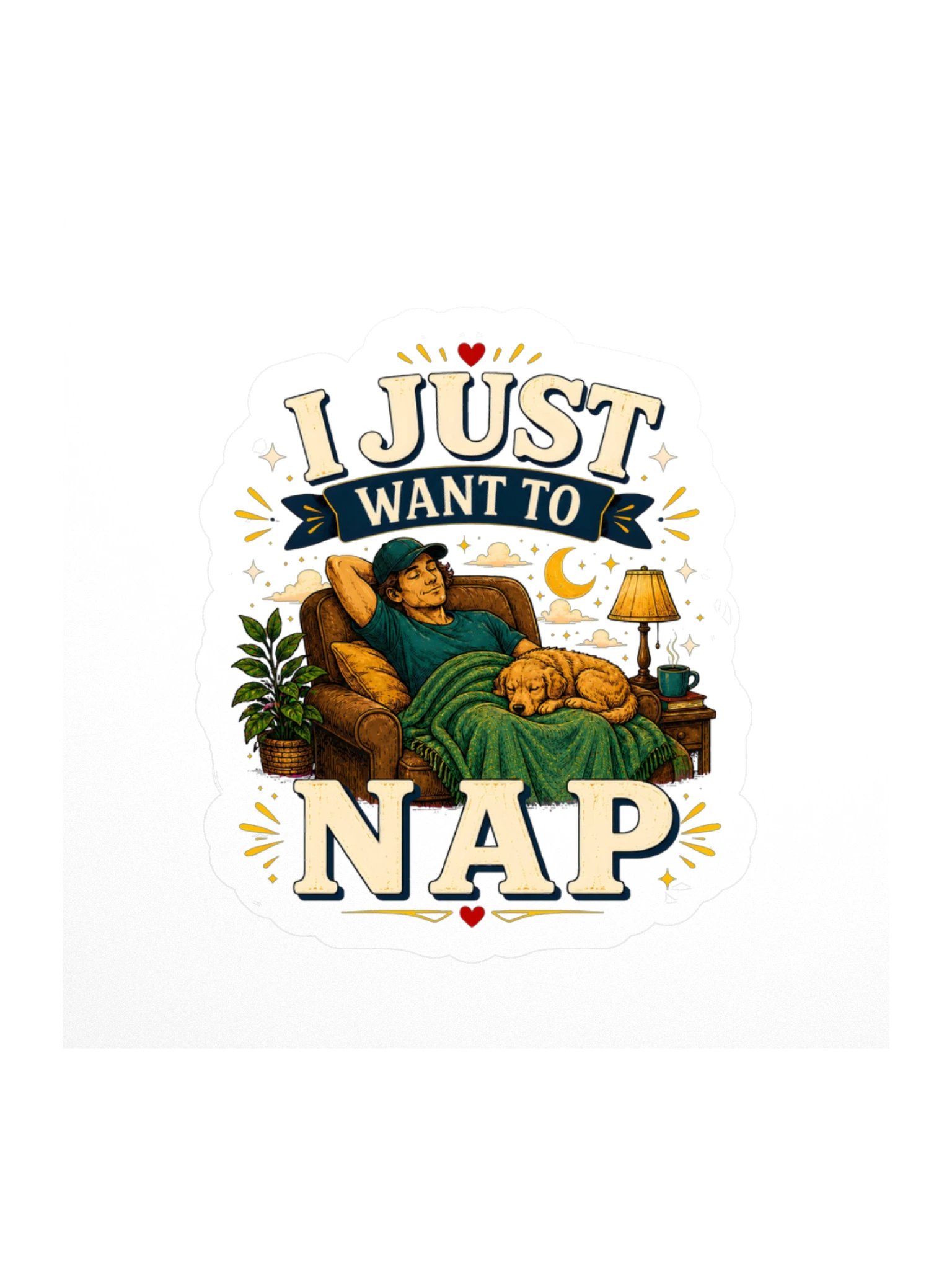 I Just Want To Nap Sticker product image (1)