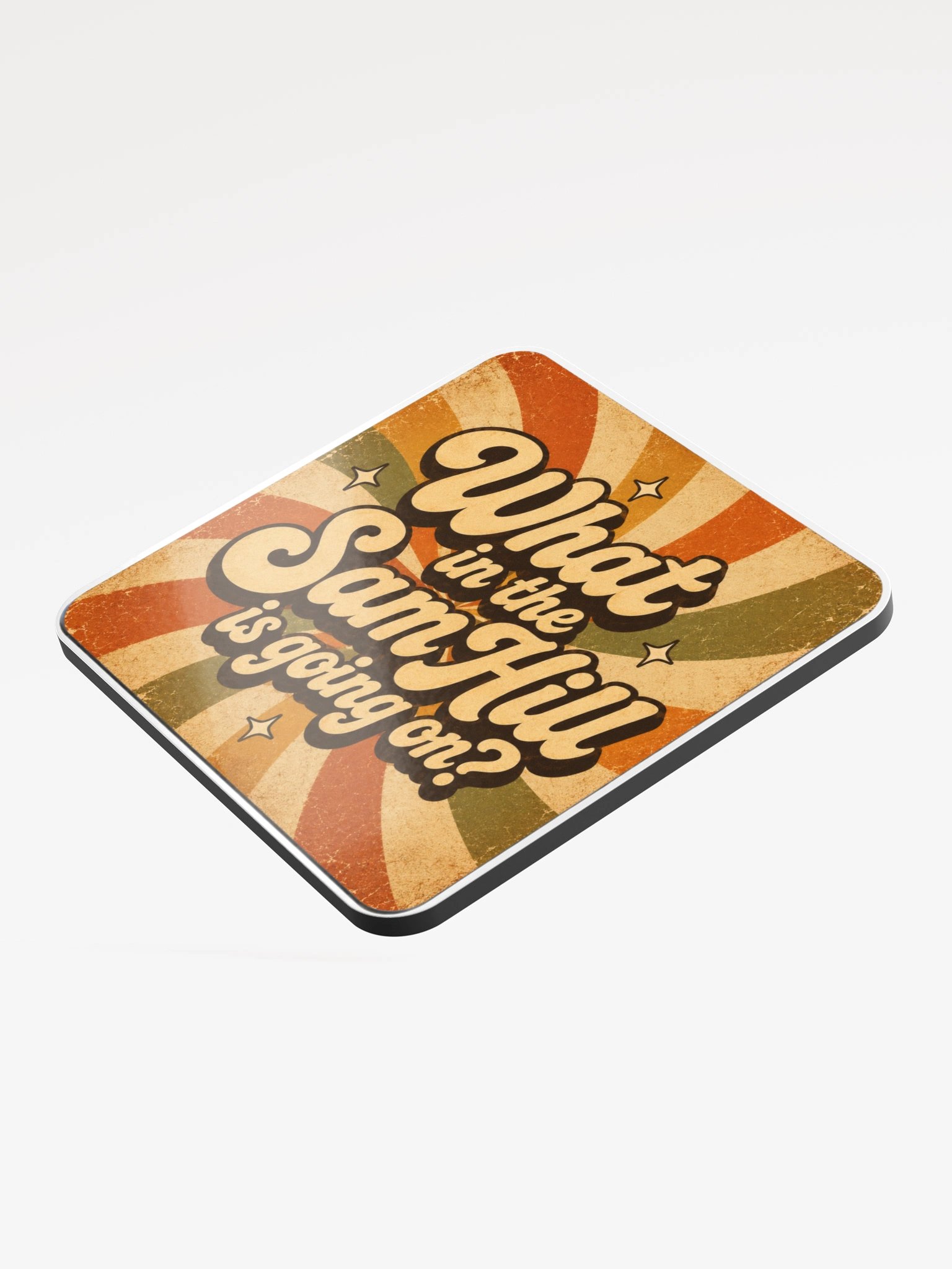 Lance Russell "What in the Sam Hill is going on?" Cup Coaster product image (3)
