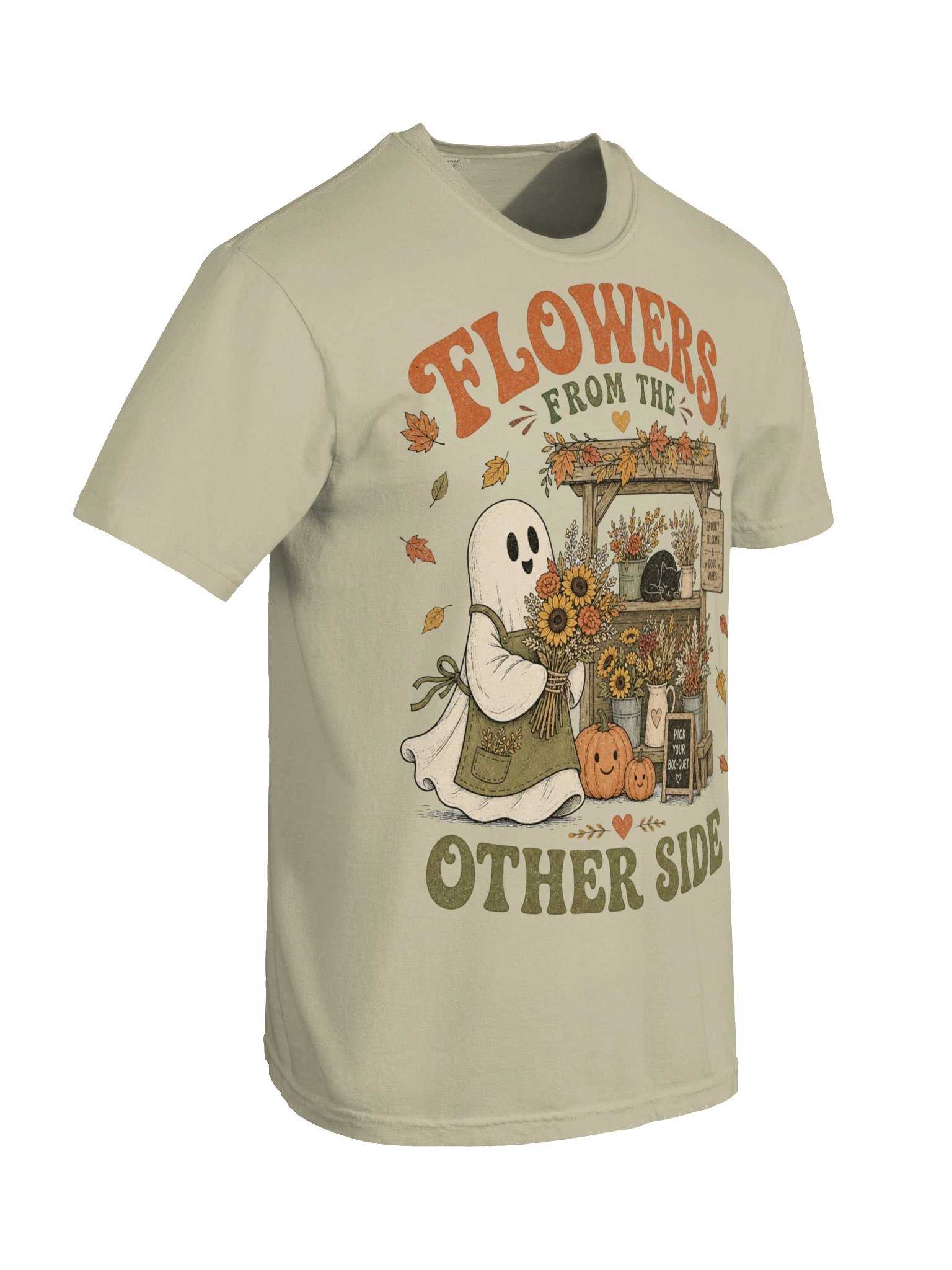 Flowers From the Other Side Spooky Blooms Tee product image (190)