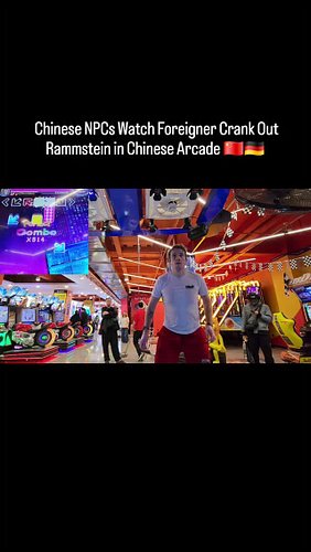 Day 12 on seeking a Chinese uncs approval. Today we find ourselves in a Chinese arcade playing Dance game classics such as: D...