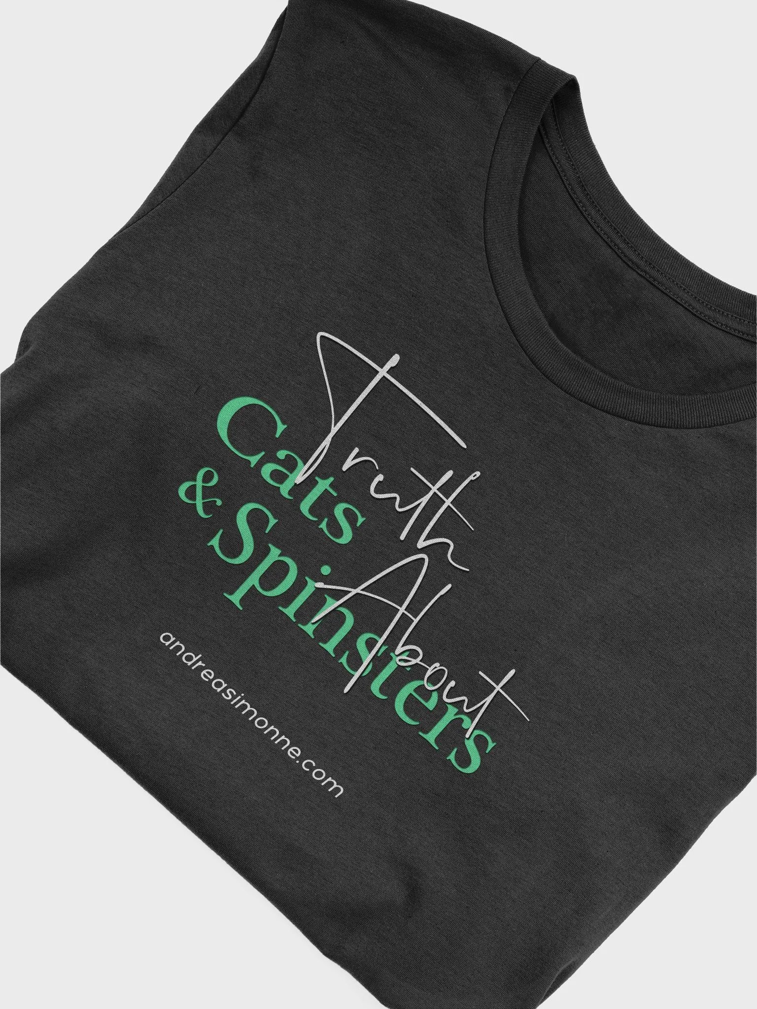 Truth About Cats & Spinsters - T-shirt Front Book Title product image (3)