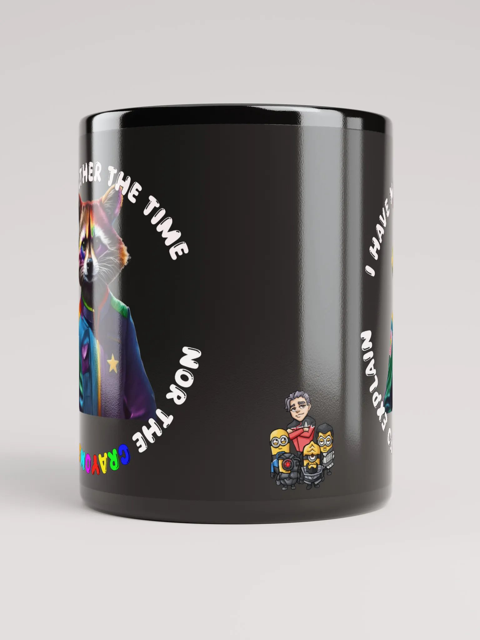 Whimsical Raccoon Space Jacket Mug product image (9)