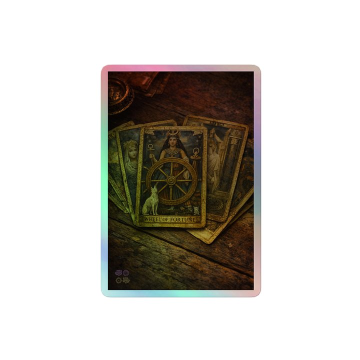 Wheel of Isis-Fortuna Holographic Sticker product image (2)