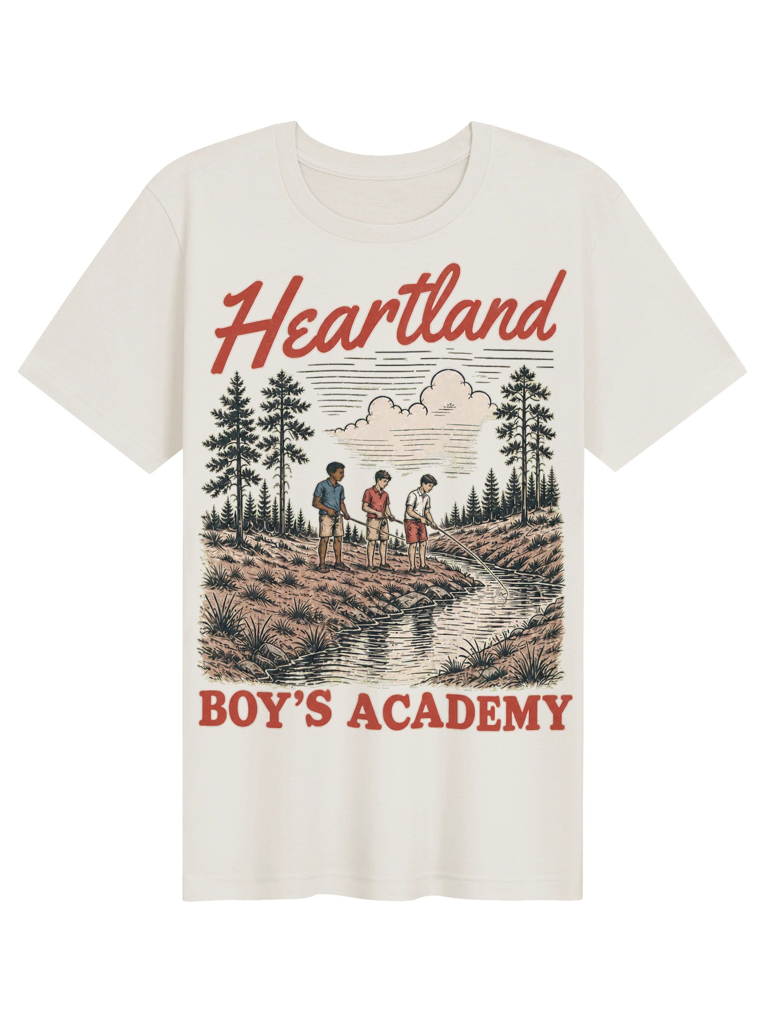 Heartland Boy’s Academy Vintage Fishing Tee product image (1)