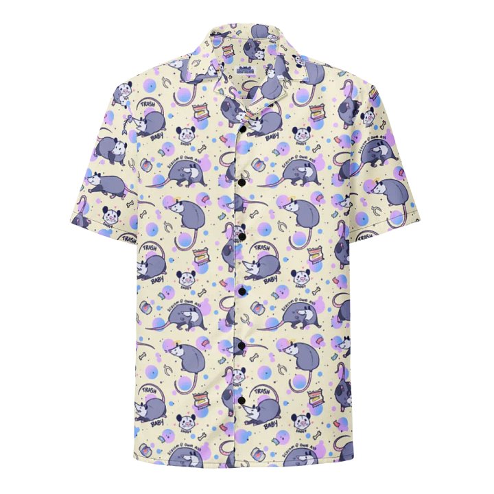 Trash Baby Opossums Button Down product image (1)