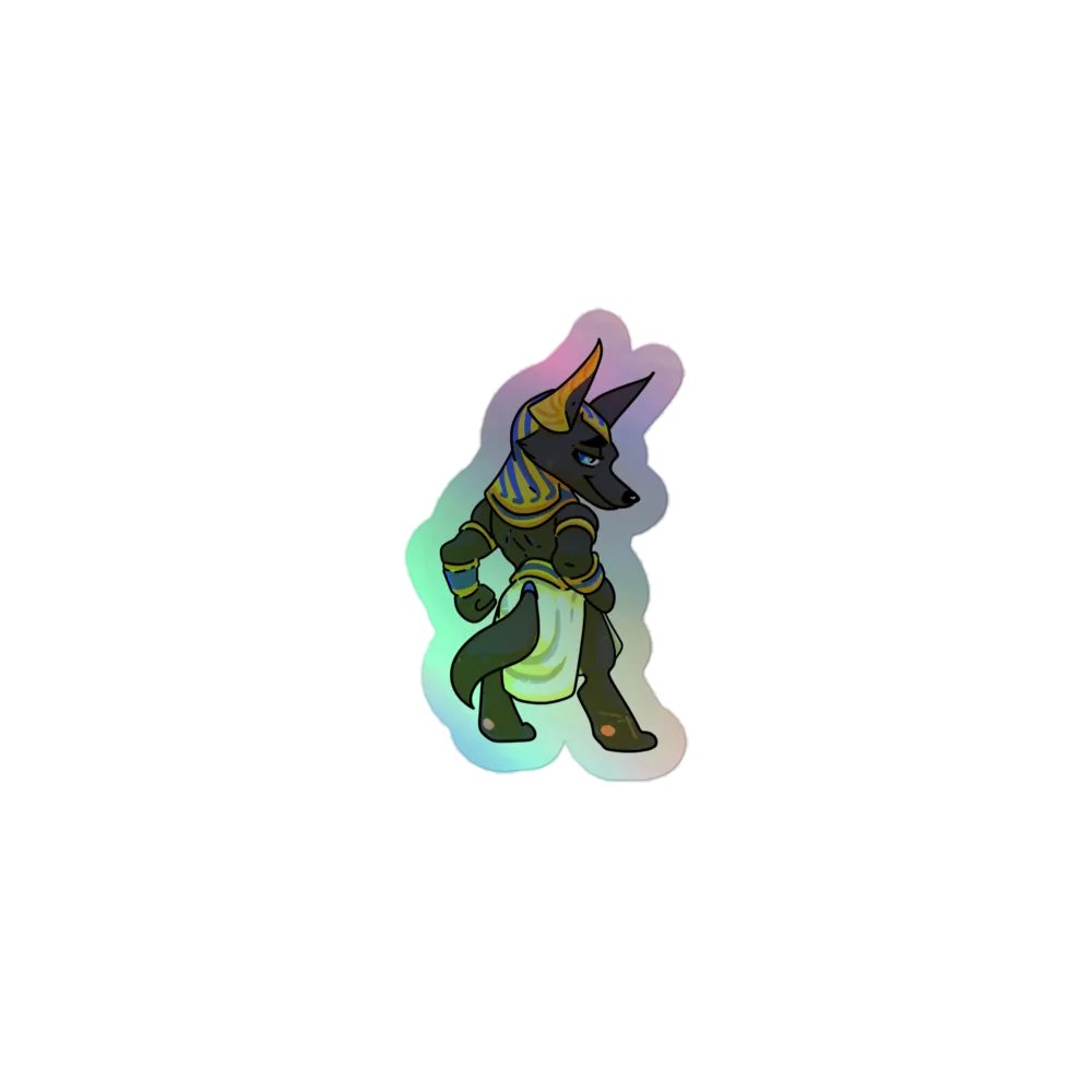Holographic Anubis Sticker product image (1)