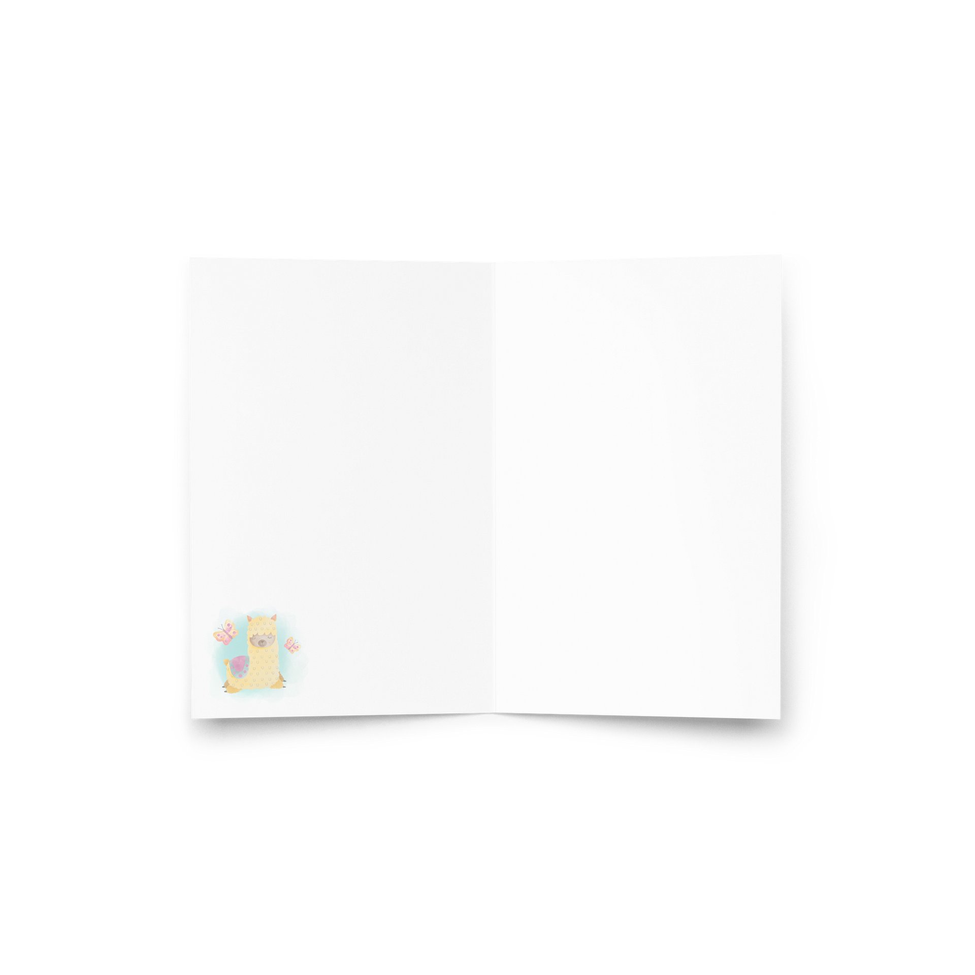 Llama Birthday Wishes Card product image (3)